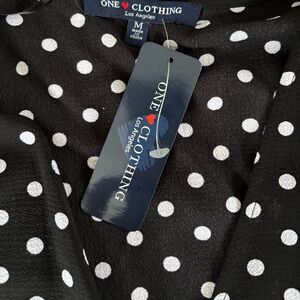 One clothing polka dot blouse